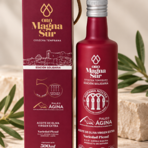 AOVE Temprano Oro Magnasur Hispania Nostra  – Botella de 500 ml con Estuche Premium